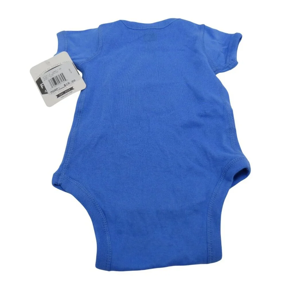 NCAA Carolina Tar Heels 2 Blue Baby 0/3m Bodysuits One Piece UNC Basketball